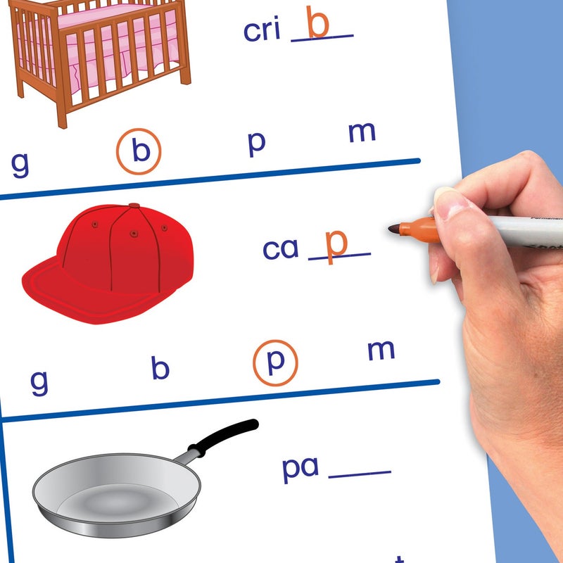 New Path Learning Decoding & Phonics Flip Chart Set (Grades 3 - 6) - 10 Laminated Write-On/Wipe-Off, Double-Sided Charts Mounted on Easel with Activity Guide - Image 3